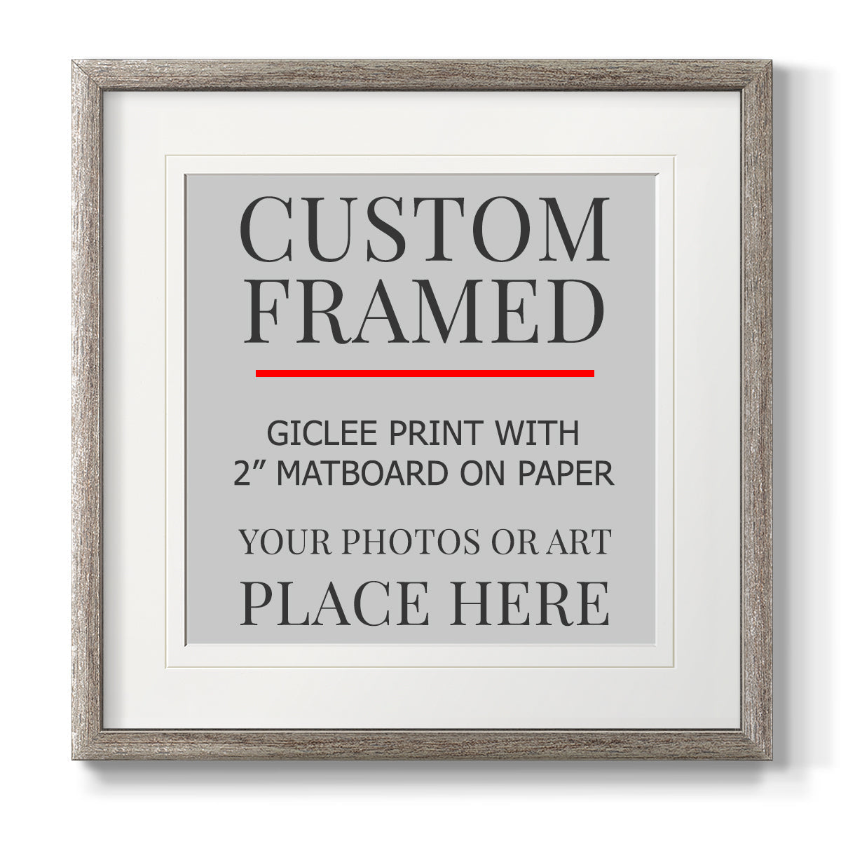 Custom Thin Modern Frame Print