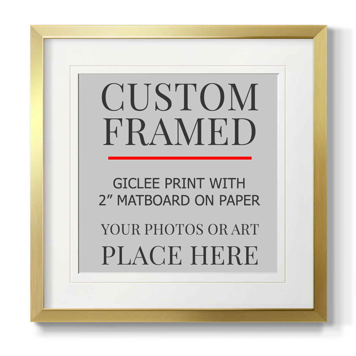 Custom Thin Modern Frame Print