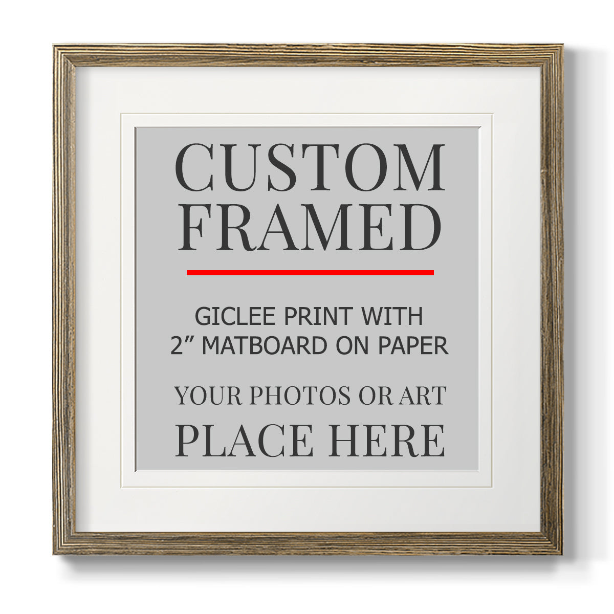 Custom Thin Modern Frame Print