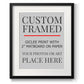 Custom Thin Modern Frame Print