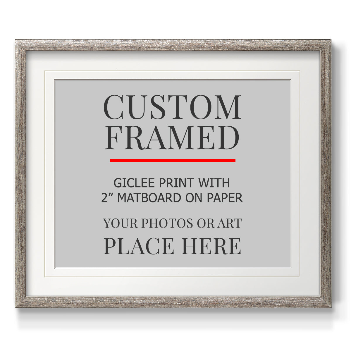 Custom Thin Modern Frame Print