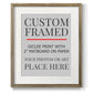 Custom Thin Modern Frame Print