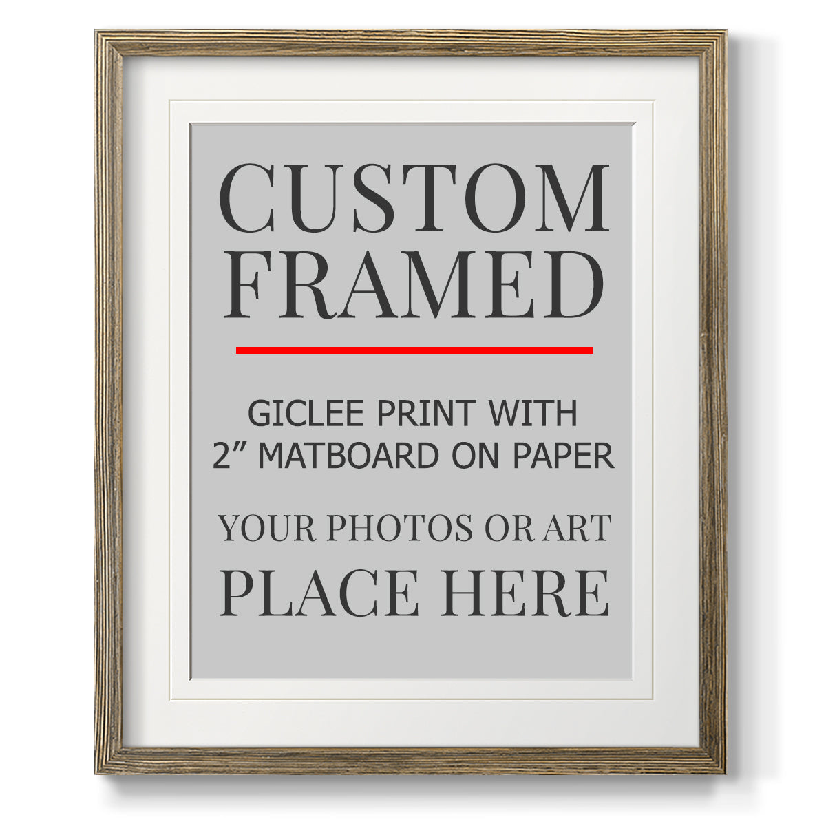 Custom Thin Modern Frame Print