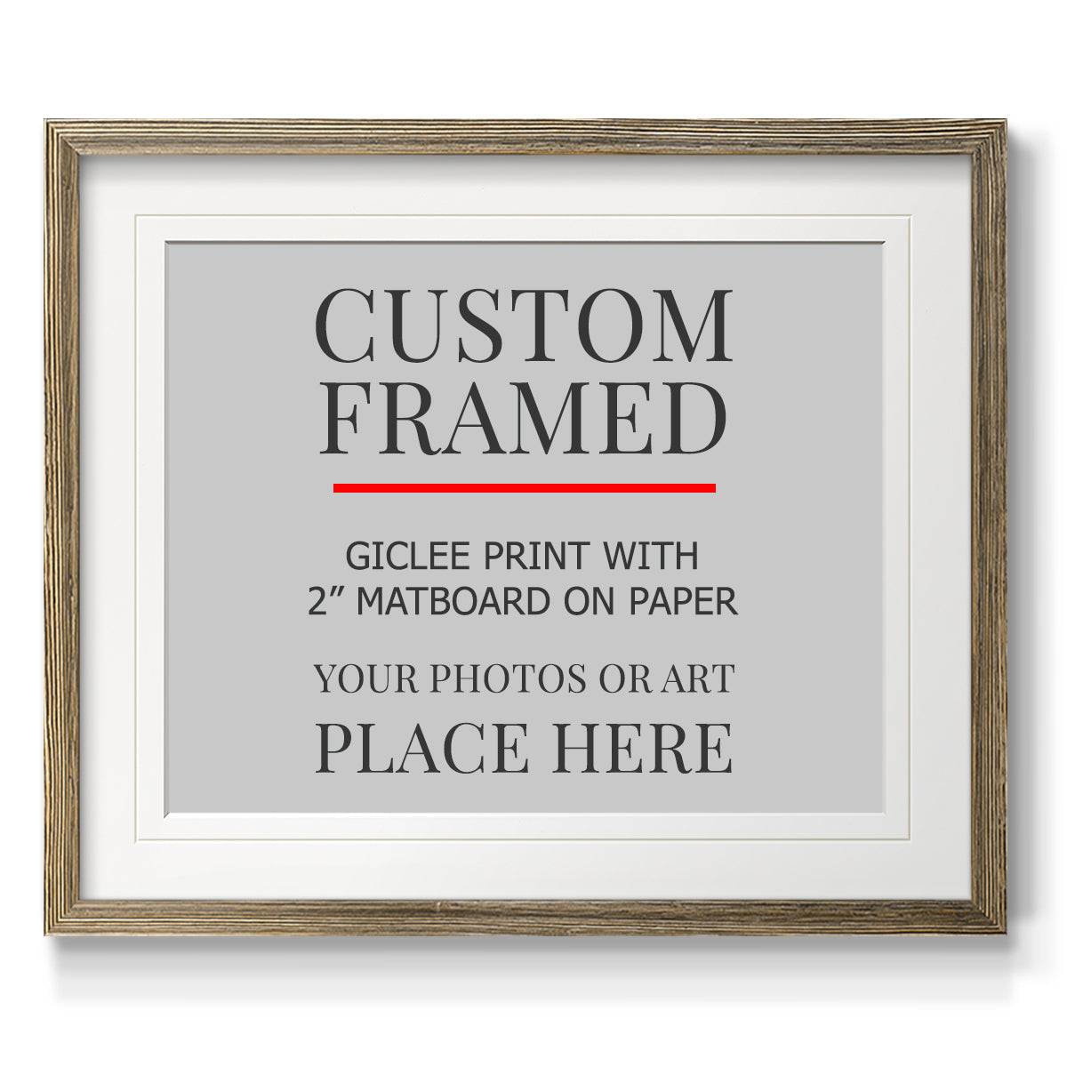 Custom Thin Modern Frame Print