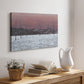 Sunset Snowfall I - Canvas Art Print