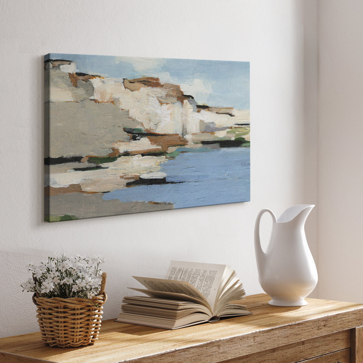 White Rock Cliffs I - Canvas Art Print