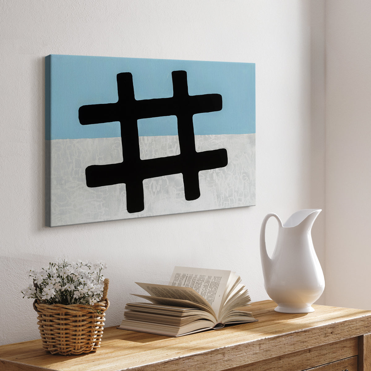 Hashtag - Canvas Art Print