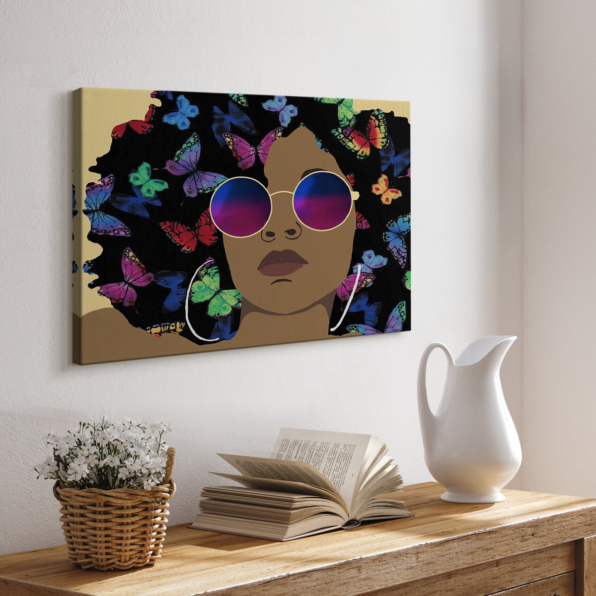 Butterfly Diva I - Canvas Art Print
