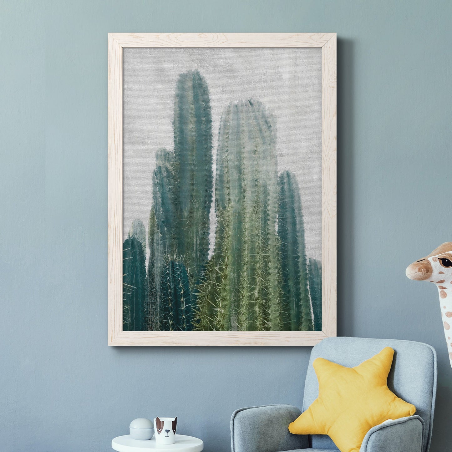 Aruba Cacti II - Barnwood Framed Canvas Print