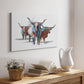 Modern Longhorns I - Canvas Art Print