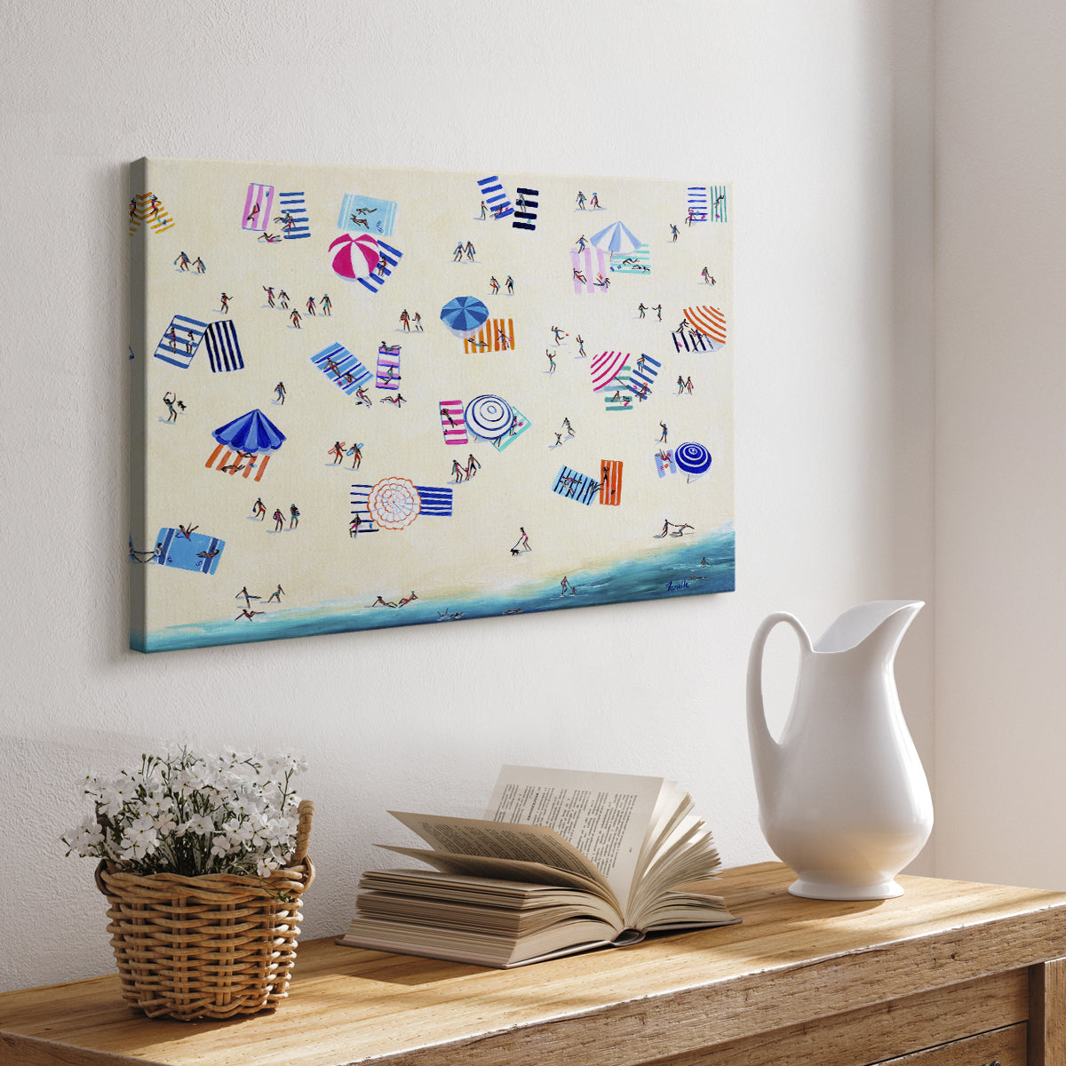 Colorful Beach - Canvas Art Print
