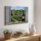 Tuscan Red and Vineyard - Canvas Art Print