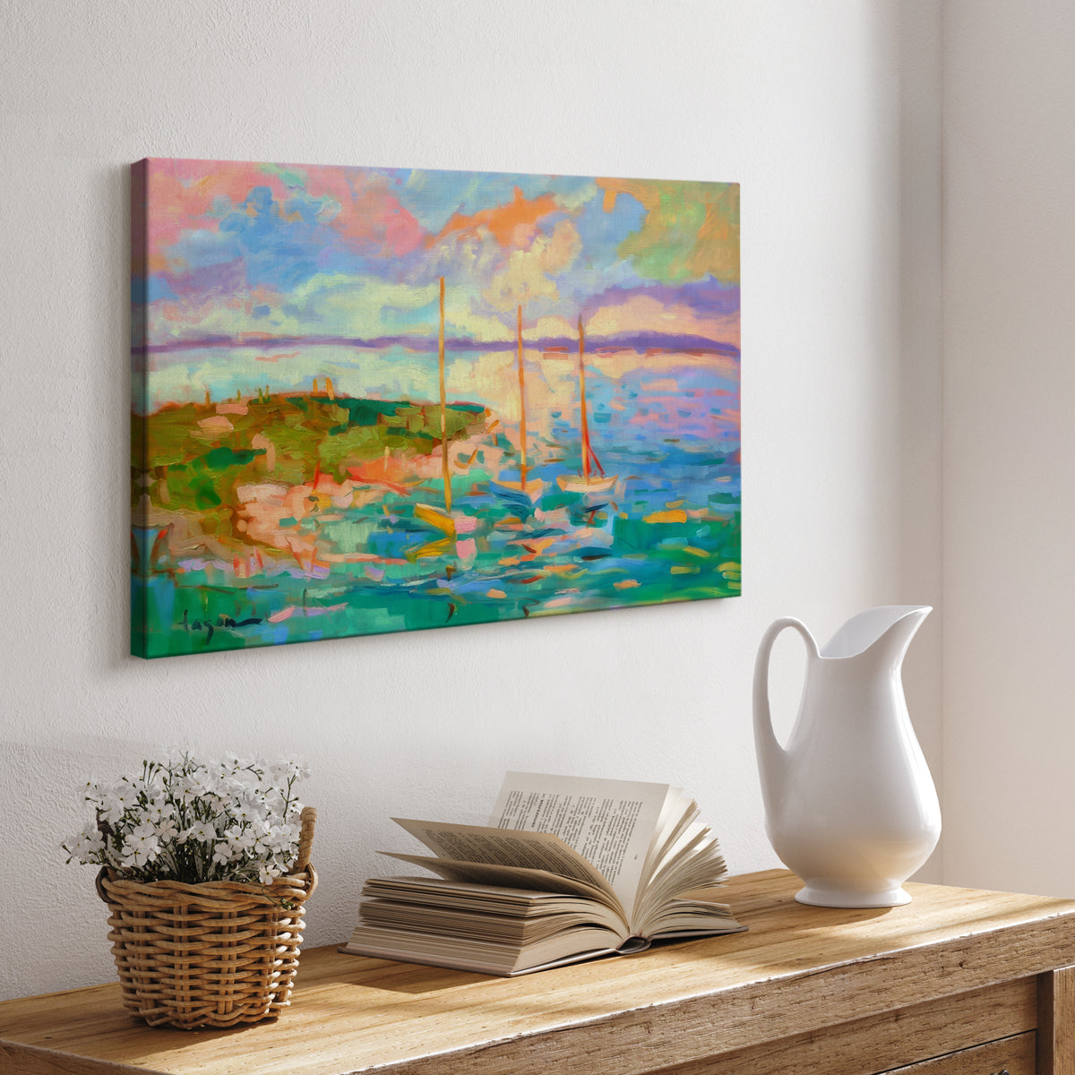 A Peaceful Evening - Canvas Art Print