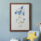 Blue Blossom Botanical II - Premium Canvas Framed in Barnwood - Ready to Hang