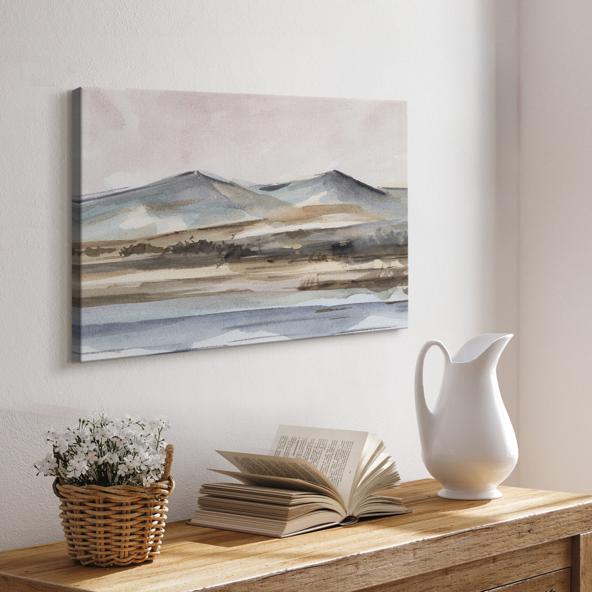 Autumn Mountain Valley II - Canvas Art Print