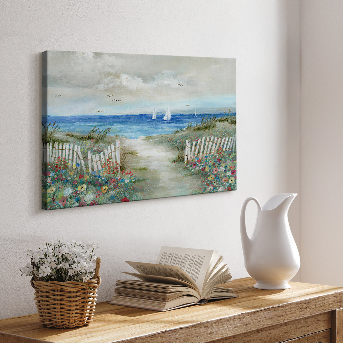 Coastal Garden - Canvas Art Print