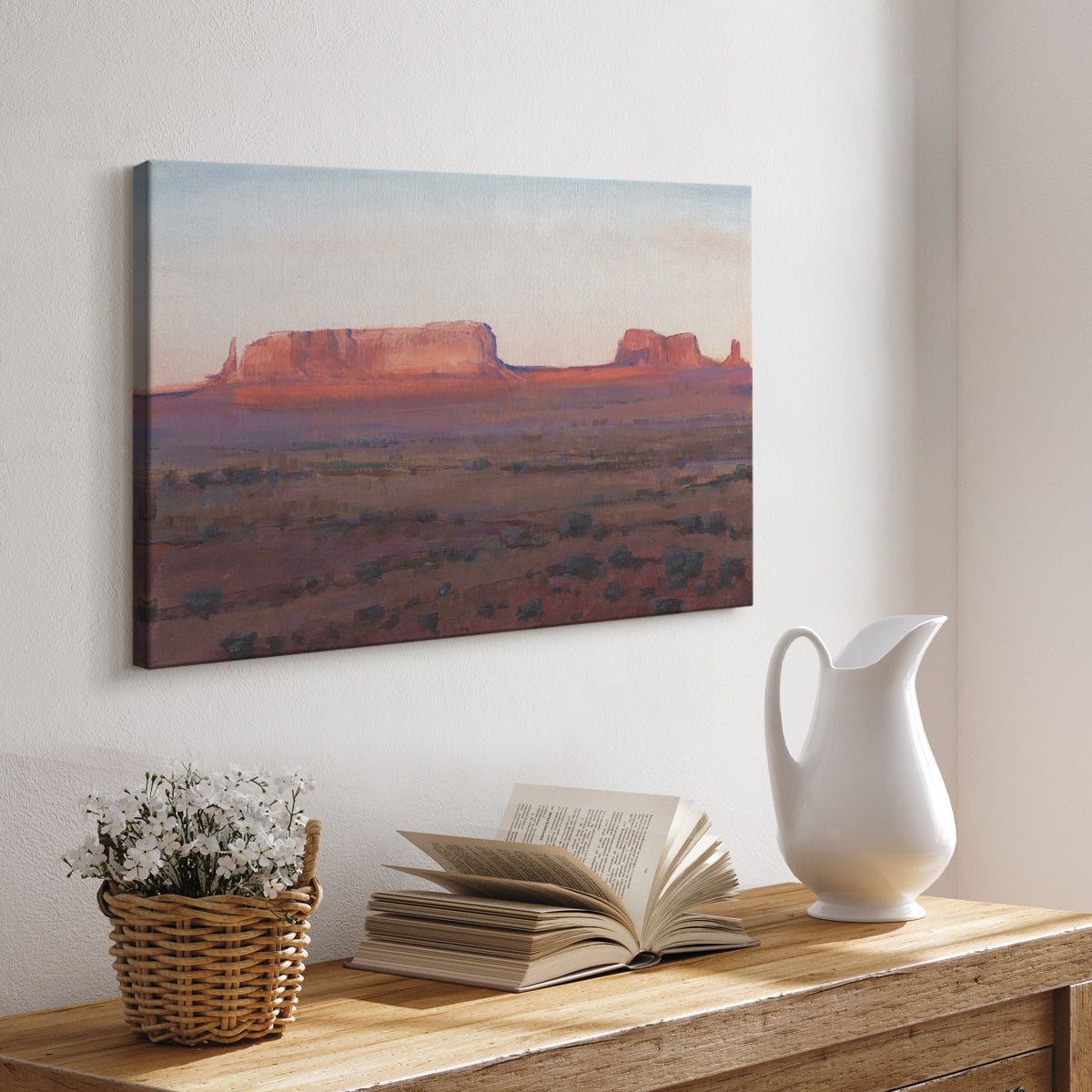 Red Rocks at Dusk I - Canvas Art Print