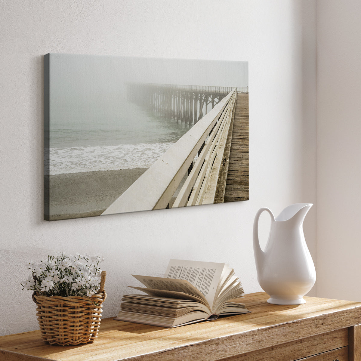Ocean Pier - Canvas Art Print
