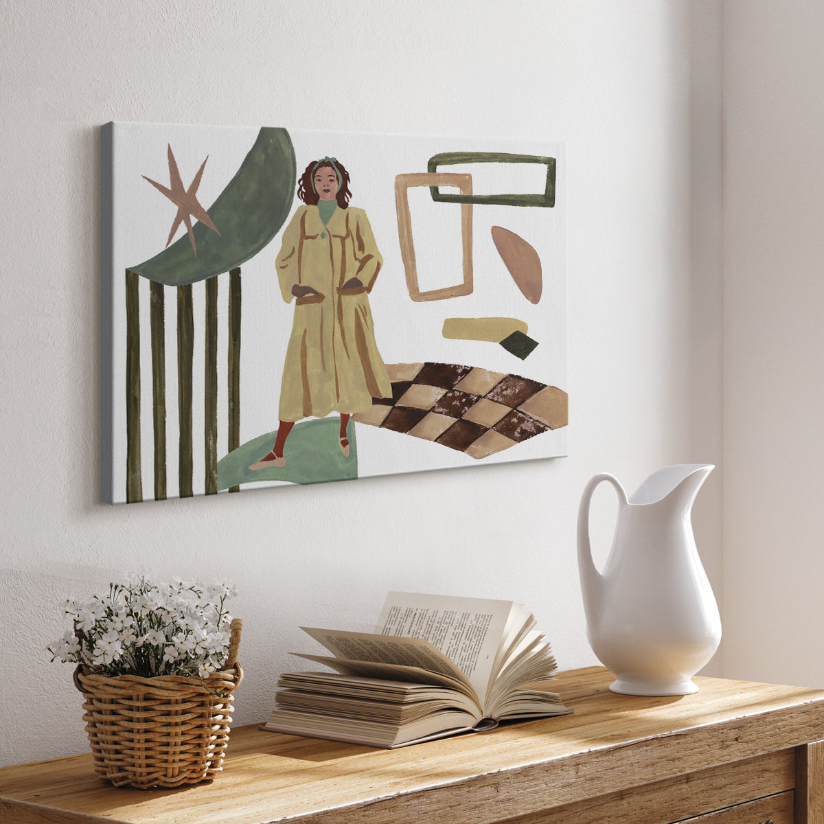Vintage Vibes VI - Canvas Art Print