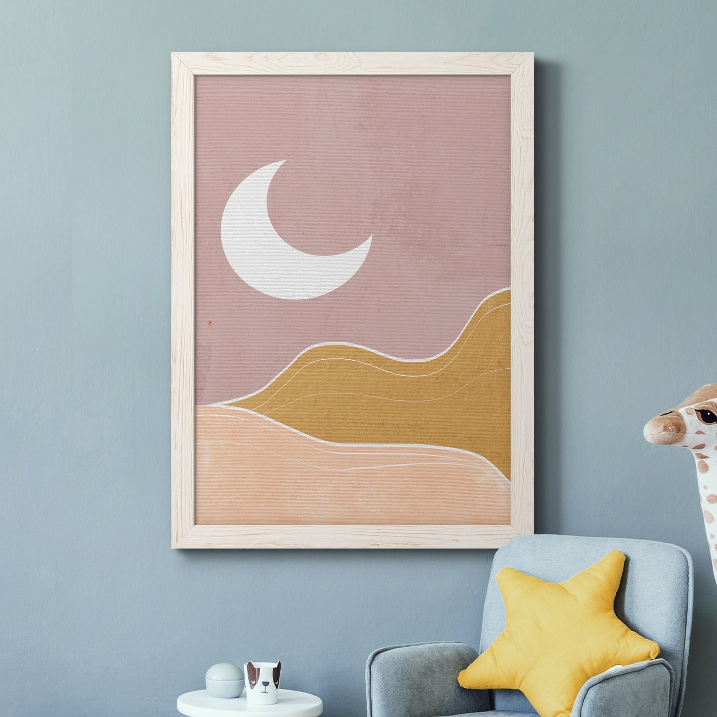 Sedona Moon - Barnwood Framed Canvas Print