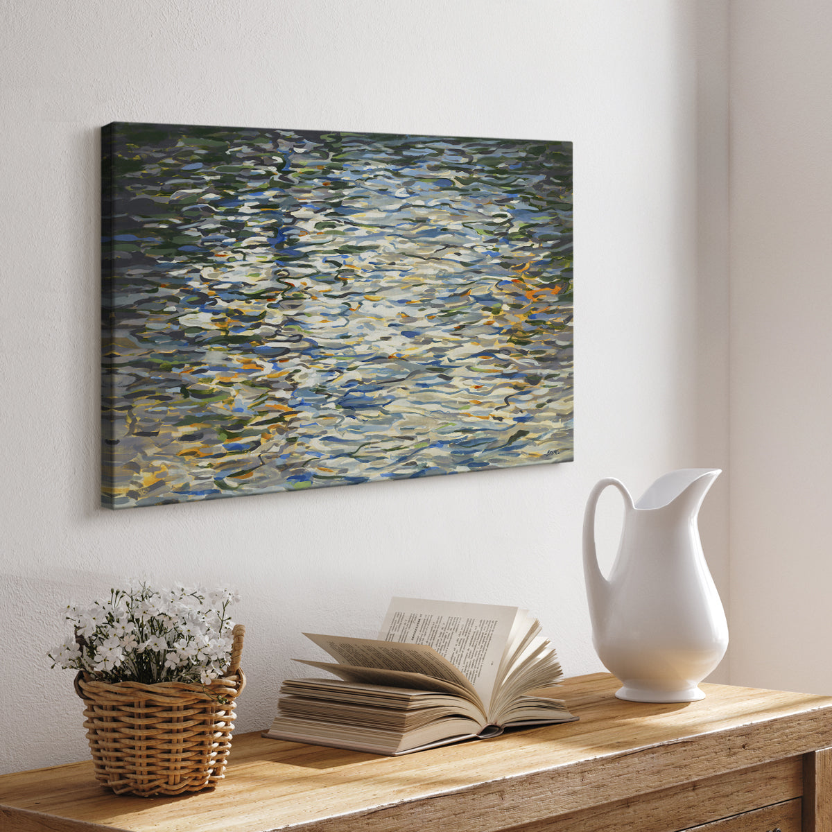 Water Reflections - Canvas Art Print