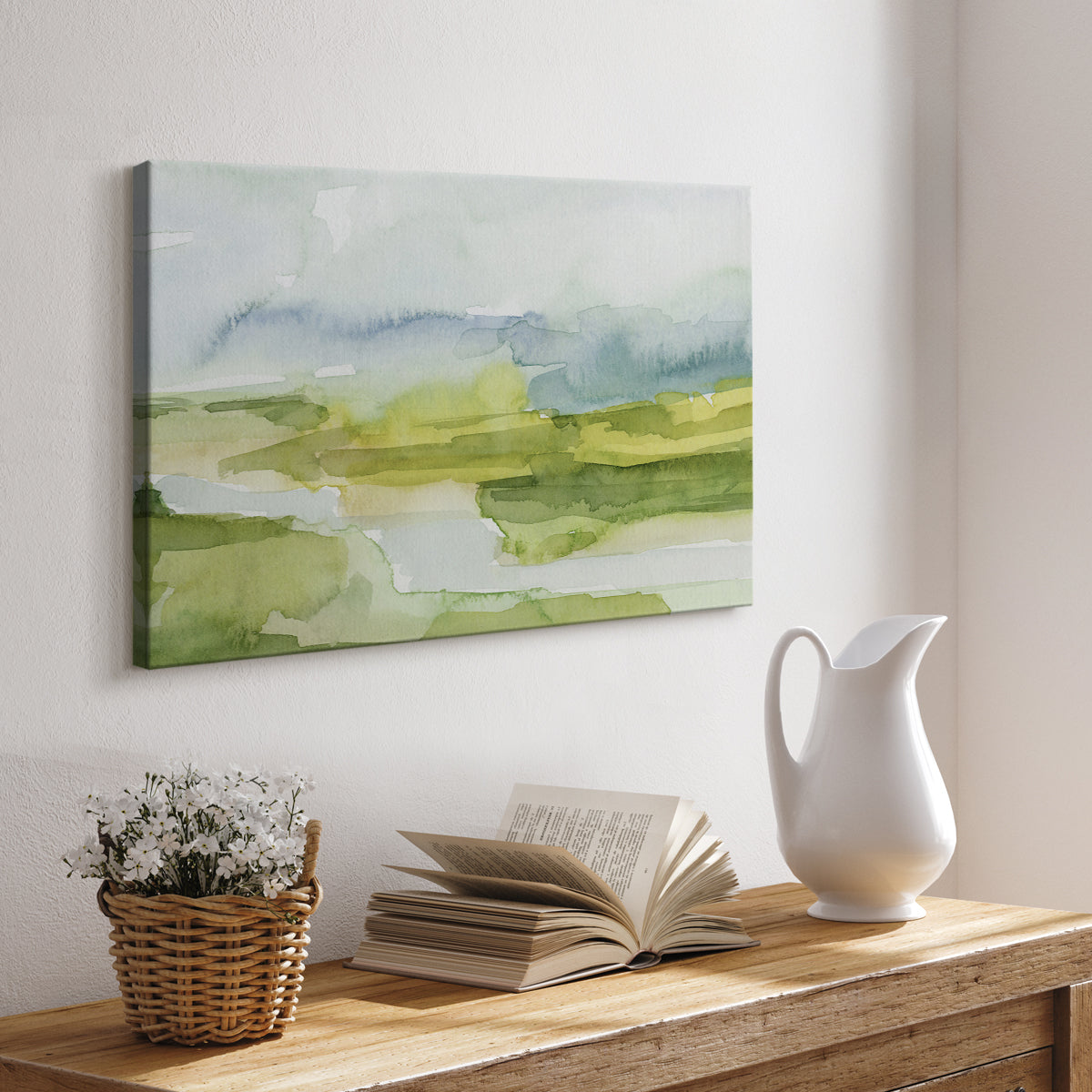 Watery Lowlands I - Canvas Art Print