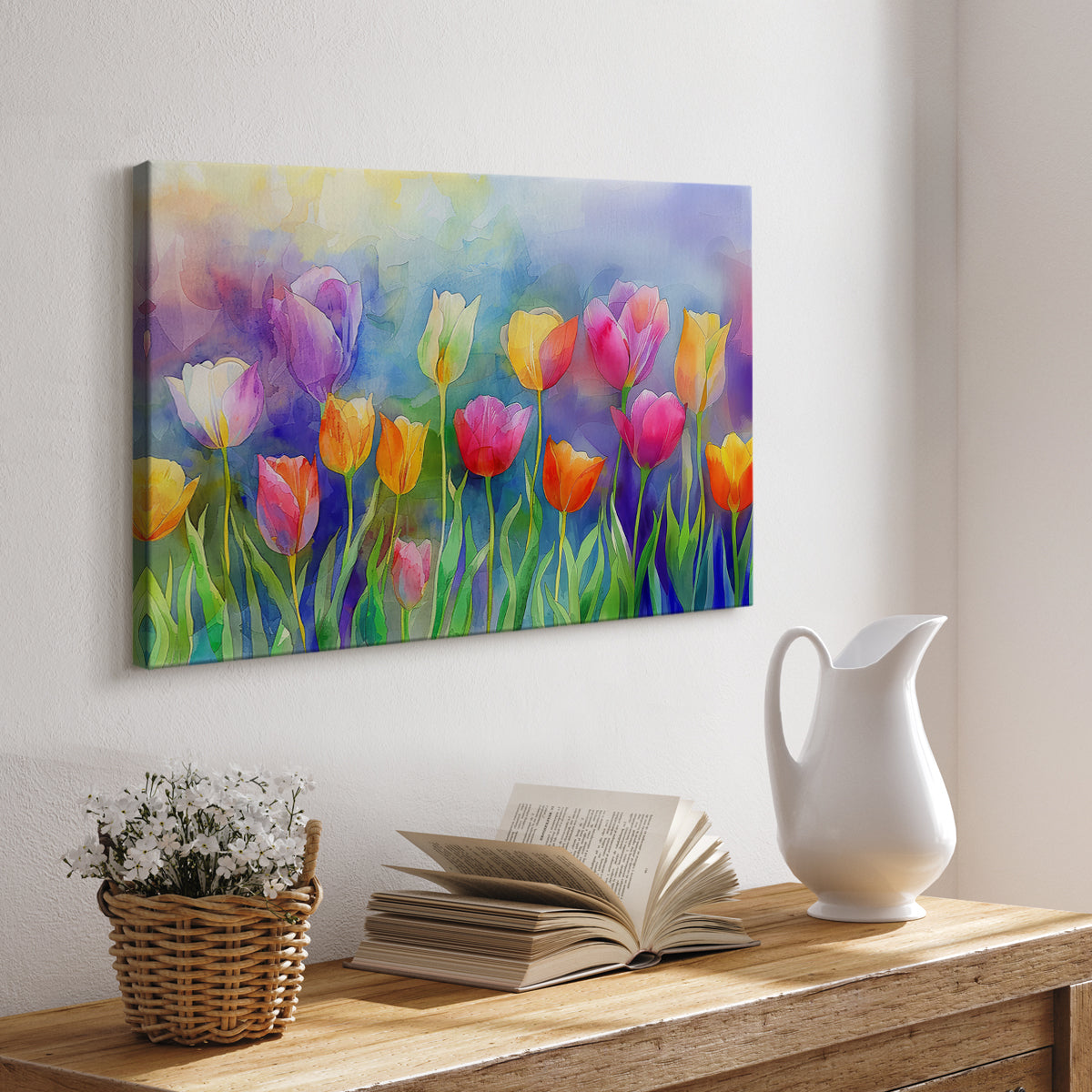Floral Watercolor XLII - Canvas Art Print