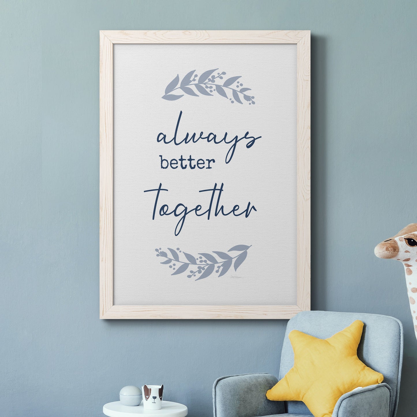 Always Together - Premium Canvas Framed in Barnwood - Ready to Hang