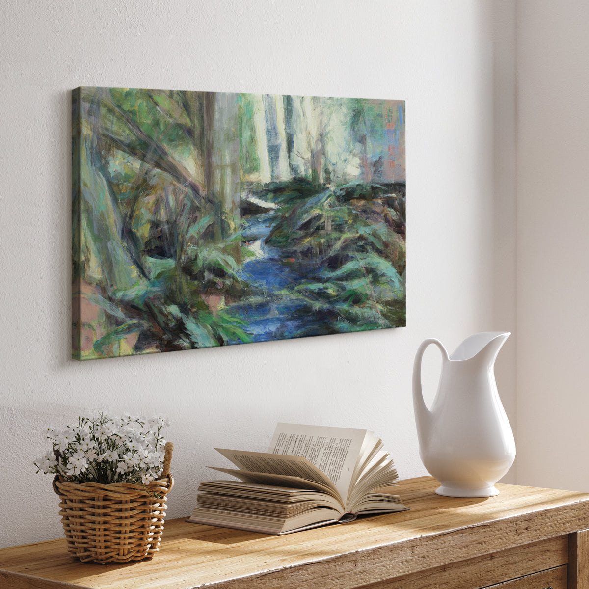Rambling Blues - Canvas Art Print