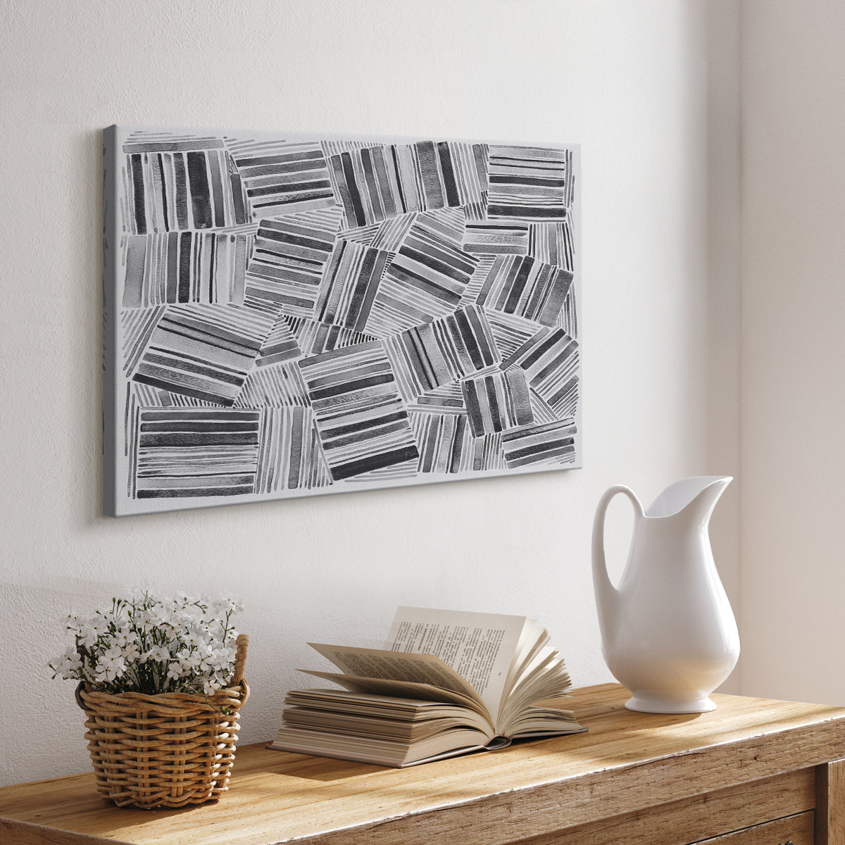 Quilted Pattern III - Canvas Art Print