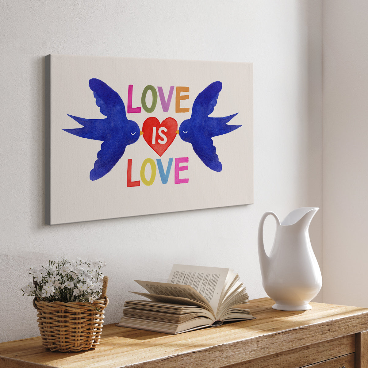 Love Loudly Collection A - Canvas Art Print