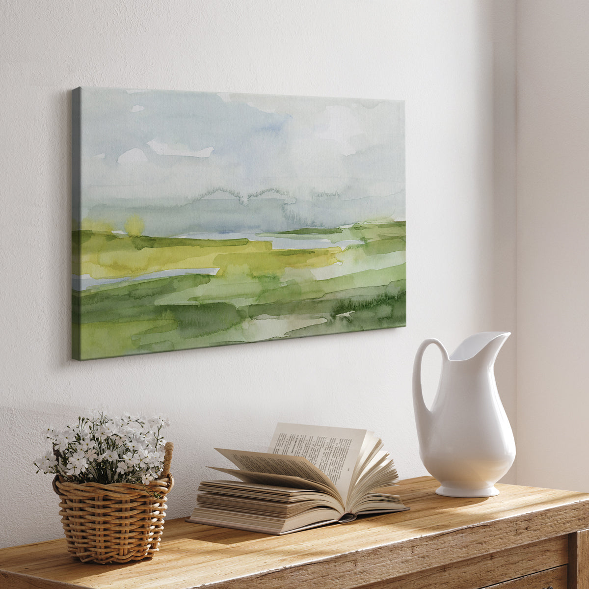Watery Lowlands II - Canvas Art Print