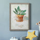 Potted Sage - Premium Canvas Framed in Barnwood - Ready to Hang