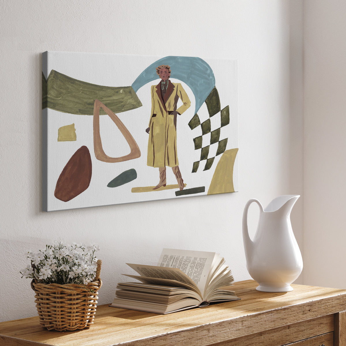 Vintage Vibes III - Canvas Art Print