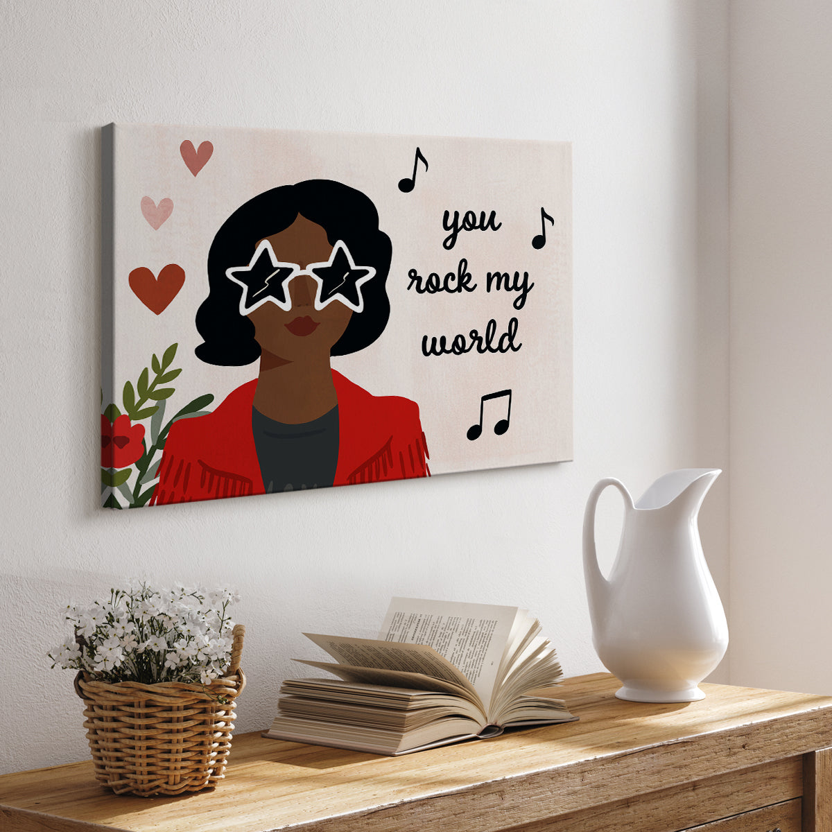 Darling Valentine Collection A - Canvas Art Print