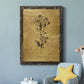 Gold Sketch Botanical II - Premium Canvas Framed in Barnwood - Ready to Hang