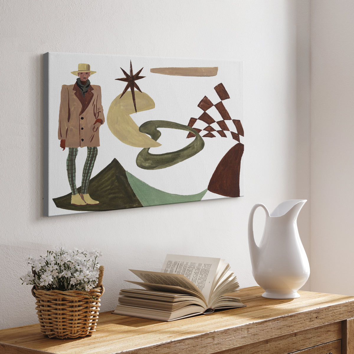 Vintage Vibes IV - Canvas Art Print