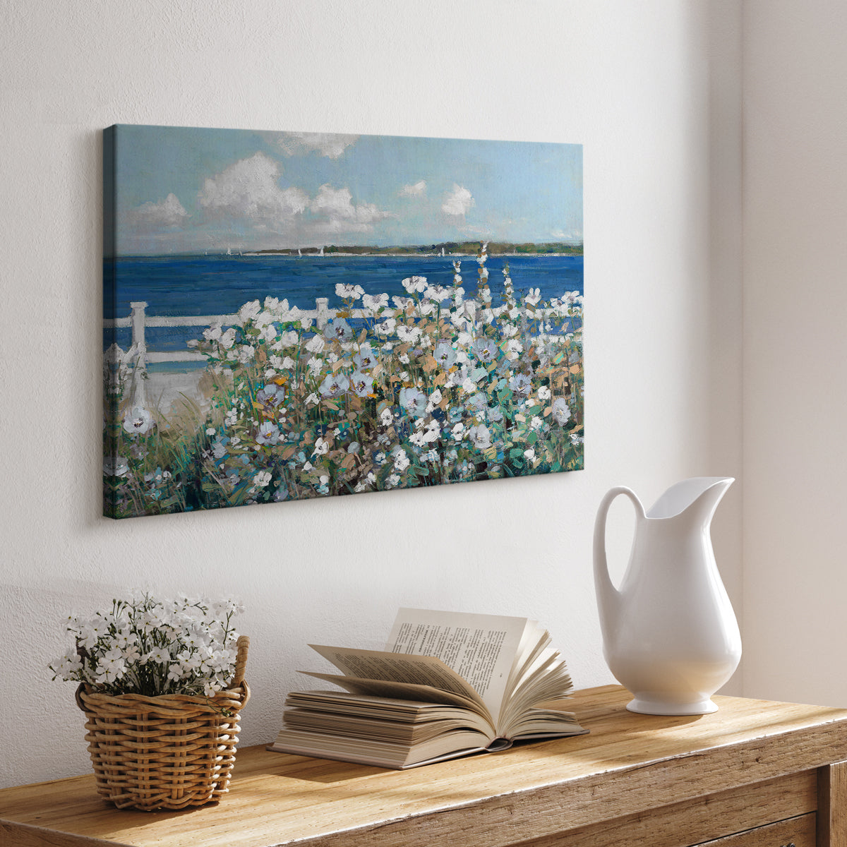 Bayside Garden - Canvas Art Print