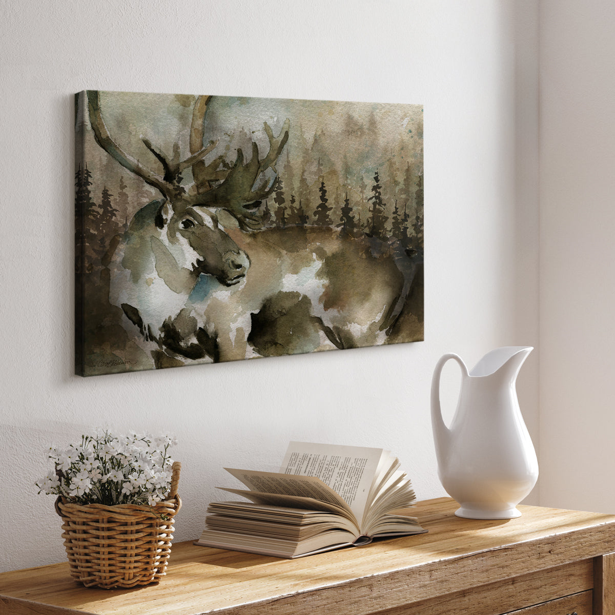 Lodge Twilight III - Canvas Art Print