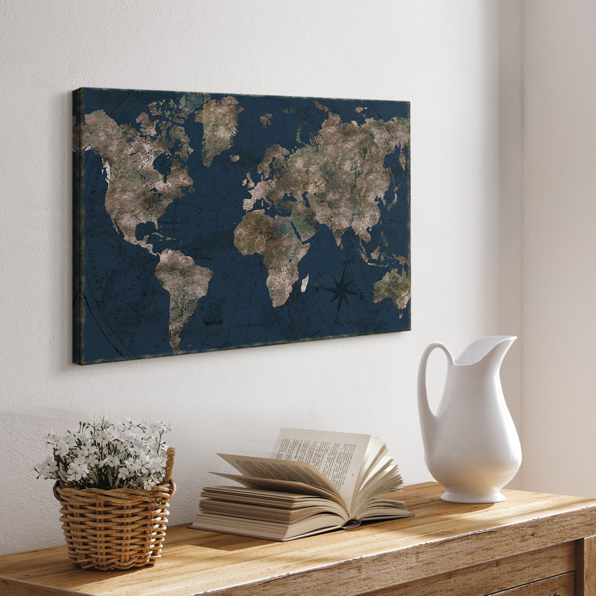 Navy Atlas - Canvas Art Print