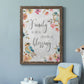 Spring Bird Blessing - Barnwood Framed Canvas Print