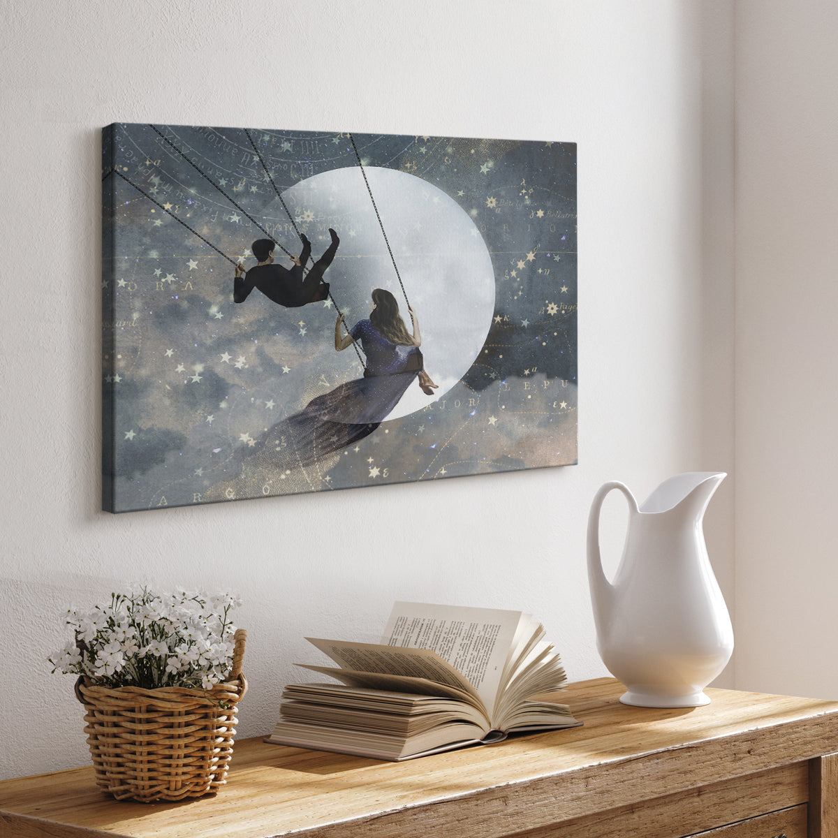 Celestial Love II - Canvas Art Print