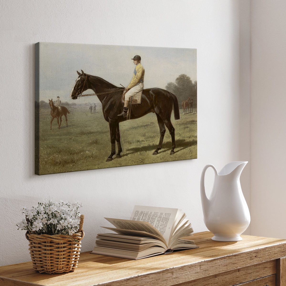 Vintage Jockey XXXVII - Canvas Art Print