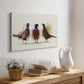 Pheasant Trio - Canvas Art Print
