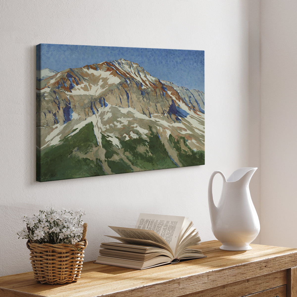 Vermillion Ascent - Canvas Art Print