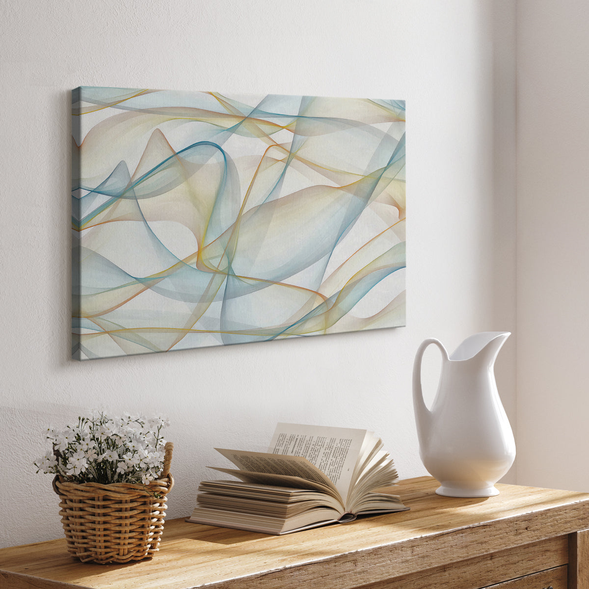 Curves and Waves V - Canvas Art Print