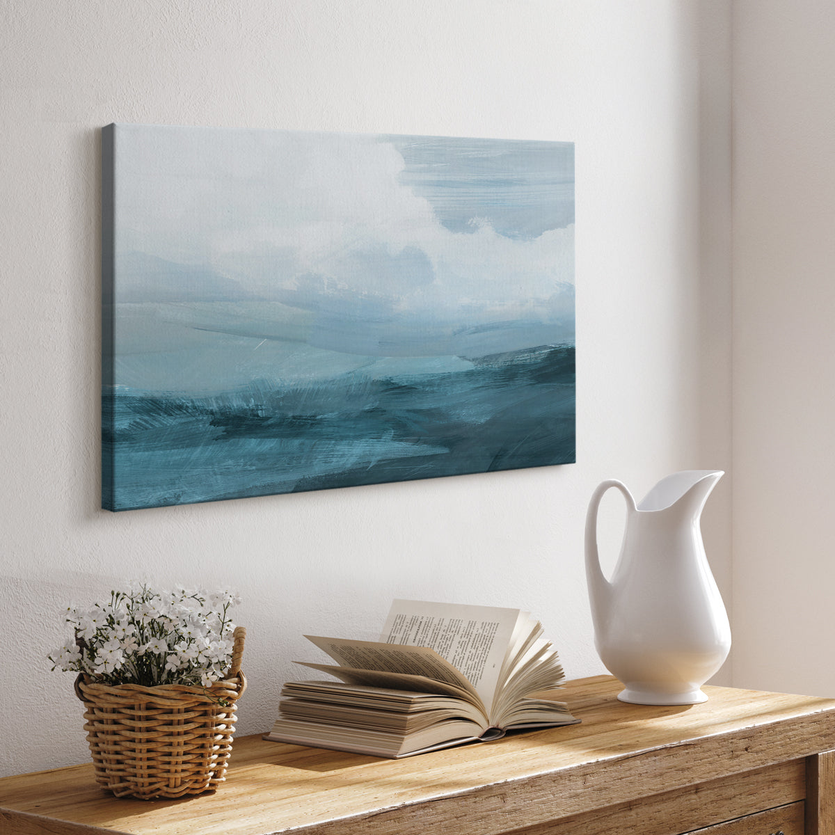 Azure Rising IV - Canvas Art Print