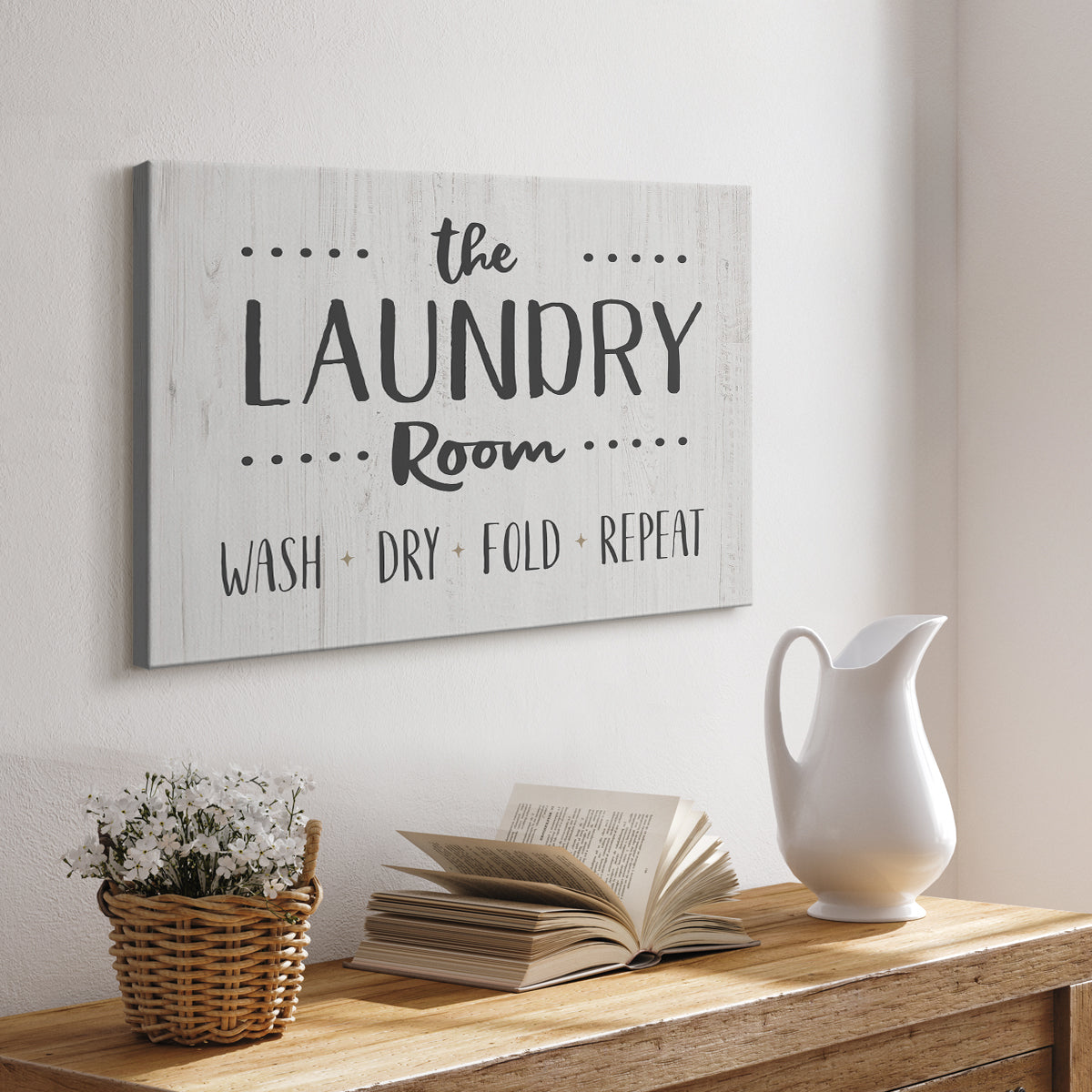 The Laundry Room - Canvas Art Print