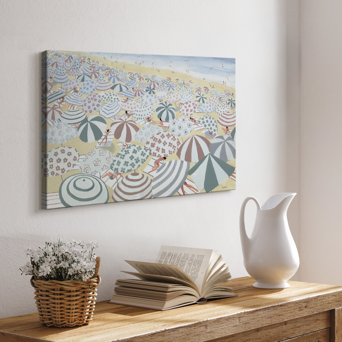 Subtle Beach - Canvas Art Print