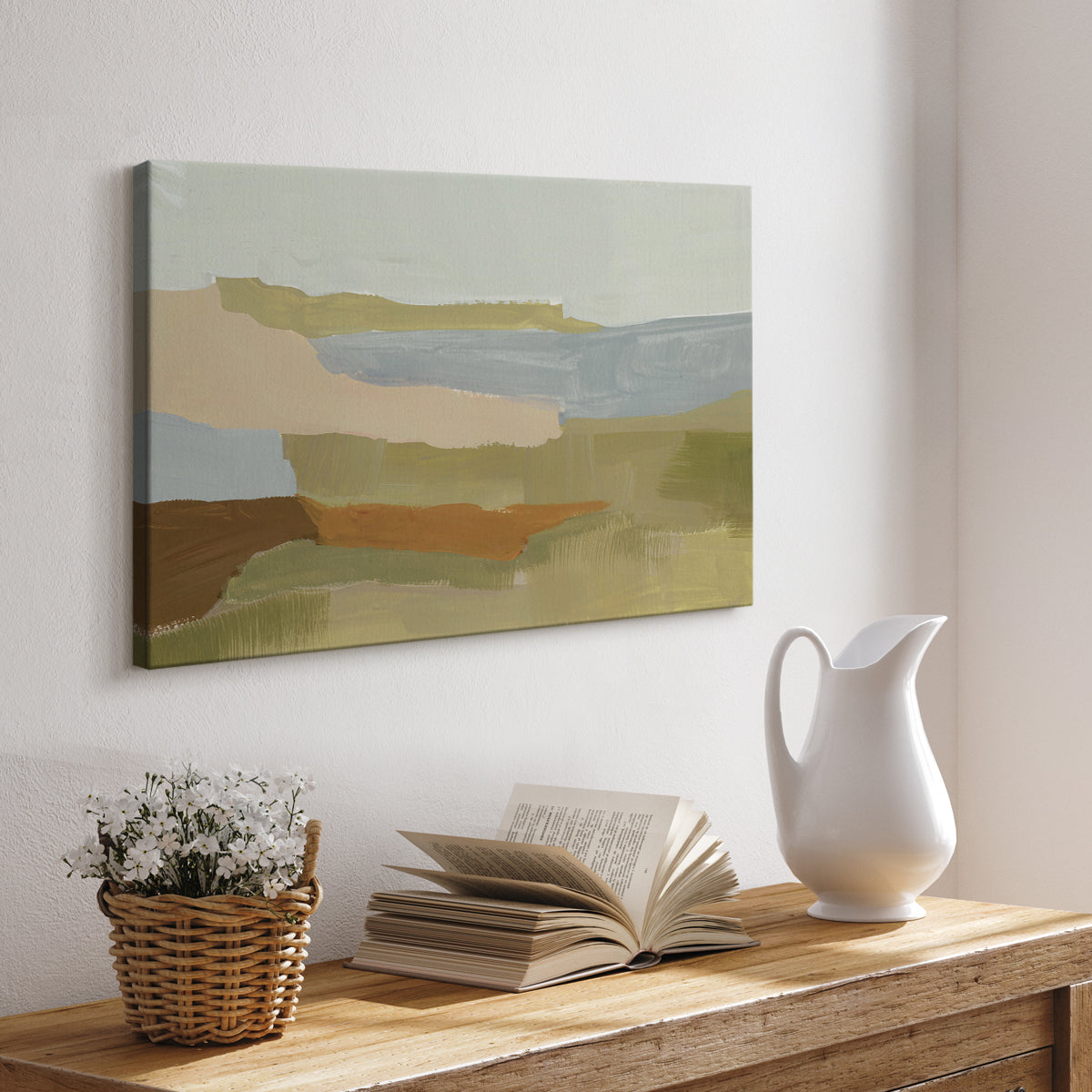 Stacked Landscape IV - Canvas Art Print